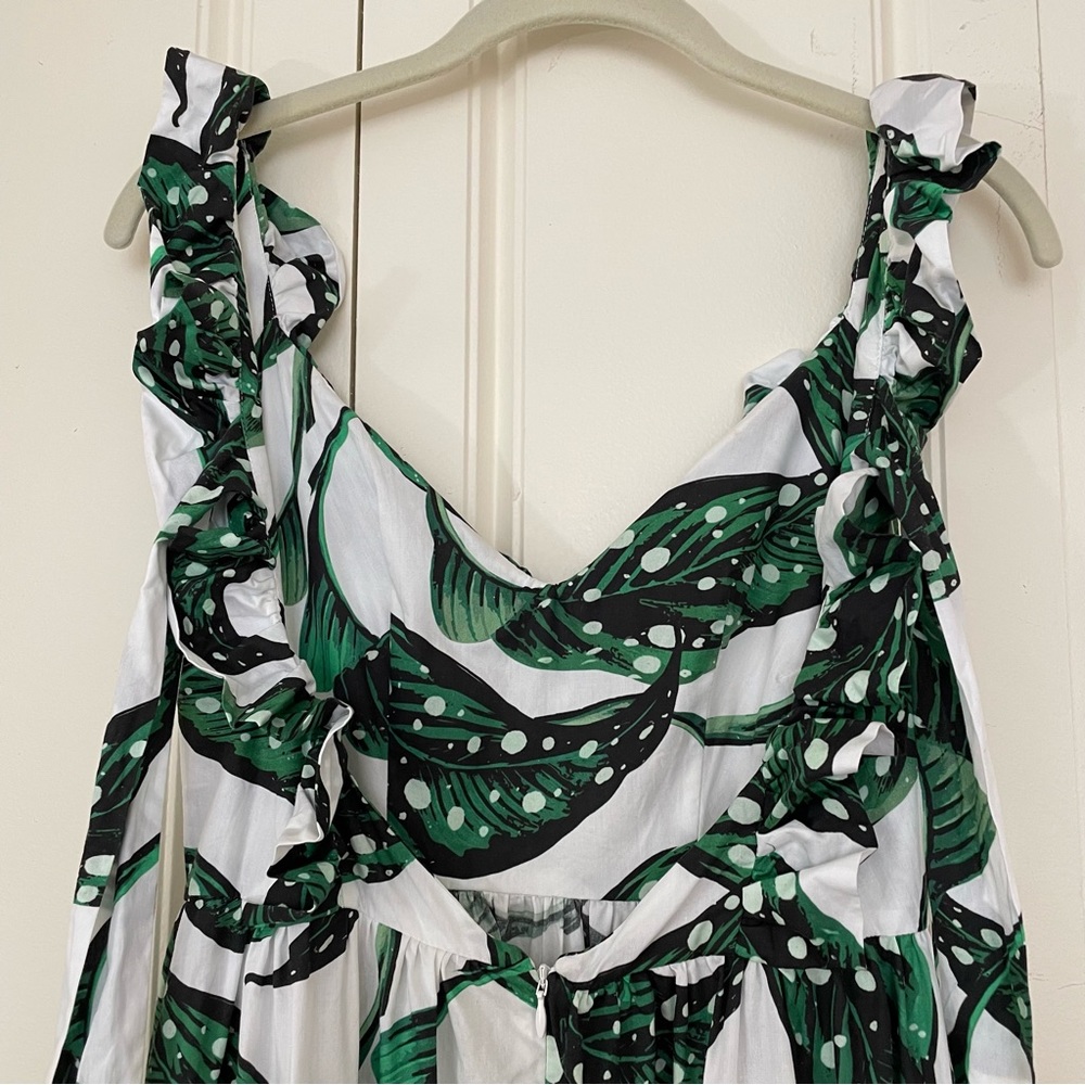 Borgo De Nor Liya Leaf Print Maxi Dress - Picture 10 of 17